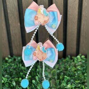 Colorful Kids Bow Hair Clips